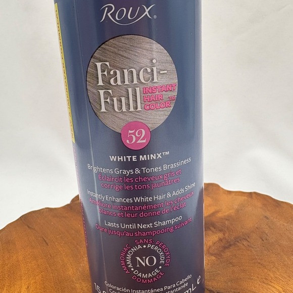 Roux Fanci-Full Instant Hair Color Rinse, 52 White Minx, 15.2 Fluid Ounce - Picture 2 of 3